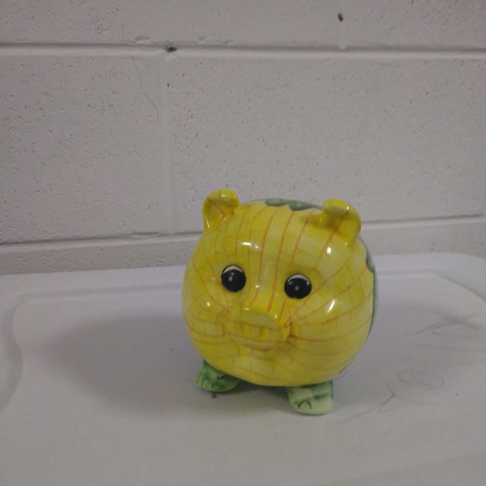 Vintage Corny Piggy Bank